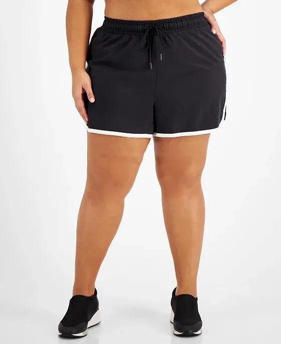 Plus Size Running Shorts, Created for Macy's
