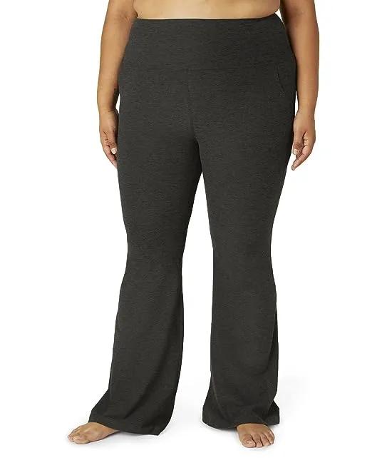 Plus Size Spacedye All Day Flare High Waisted Pants