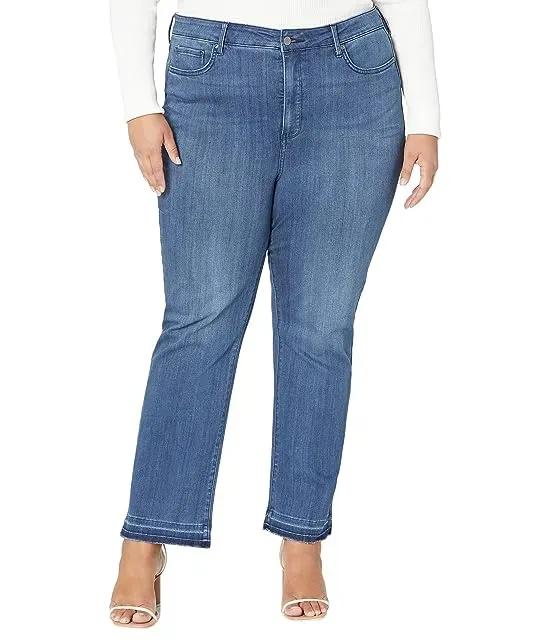 Plus Size The High Straight Released Hem in Rendezvous