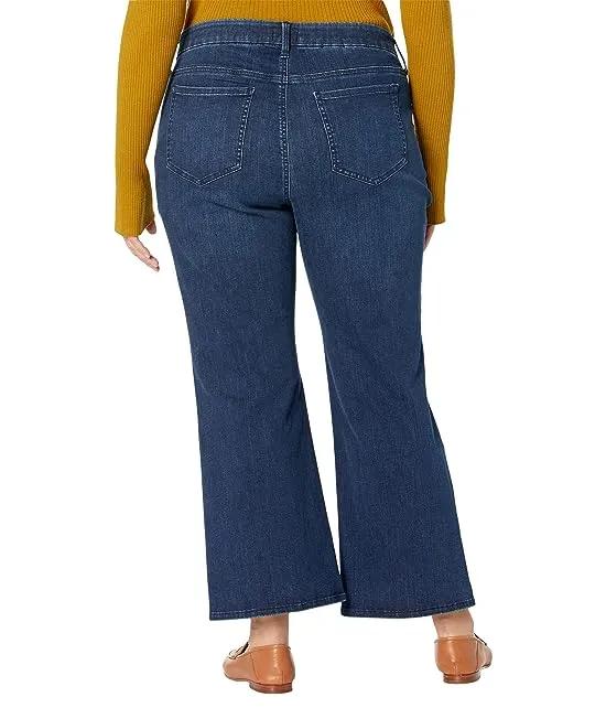 Plus Size Waist Match Relaxed Flare in Underground