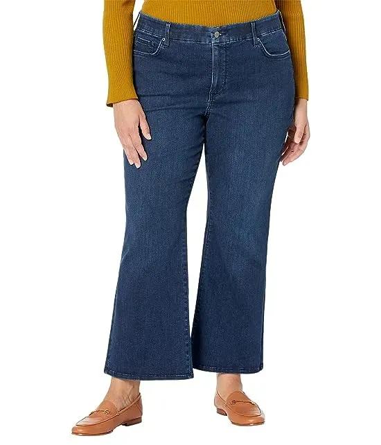 Plus Size Waist Match Relaxed Flare in Underground