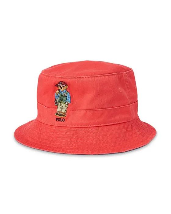 Polo Bear Twill Bucket Hat