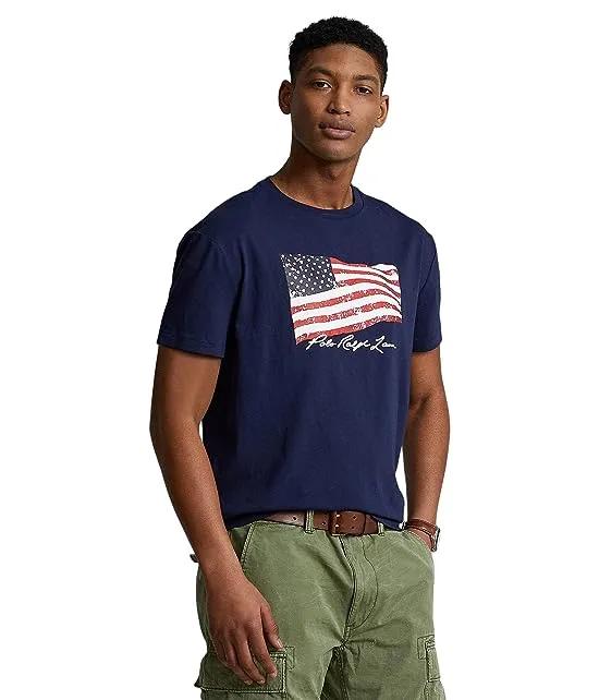 Polo Ralph Lauren Classic Fit American Flag T-Shirt