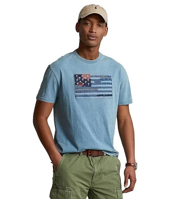 Polo Ralph Lauren Classic Fit Indigo Flag T-Shirt