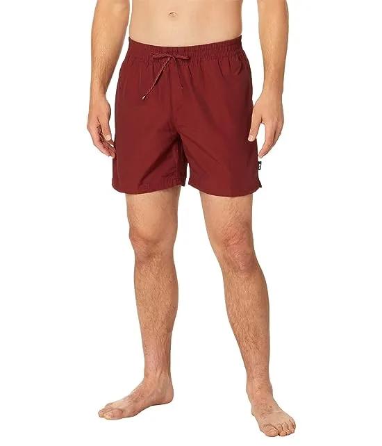 Primary Solid Elastic 17" Boardshorts