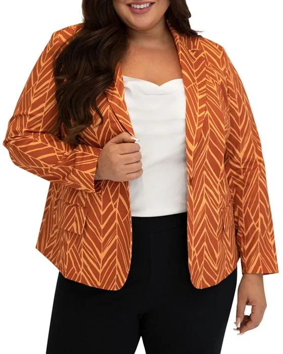 Printed Blazer 