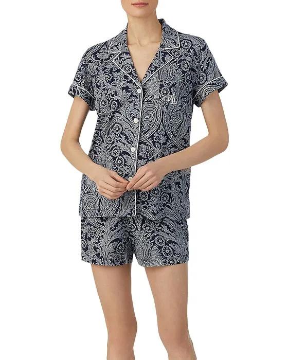 Printed Boxer Pajama Set 