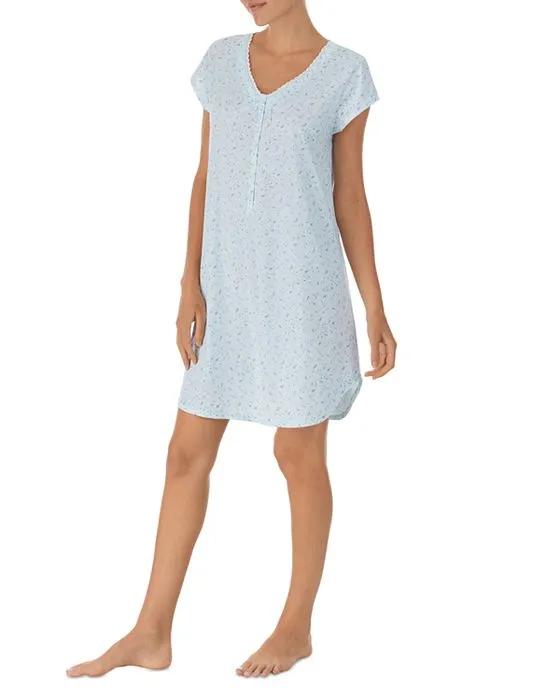 Printed Short Nightgown
