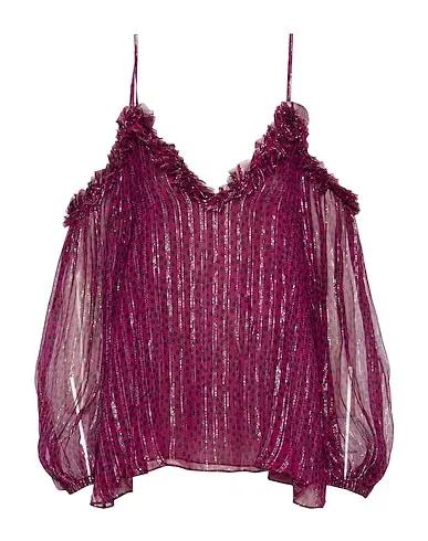 Purple Chiffon Blouse