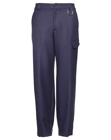 Purple Cool wool Casual pants