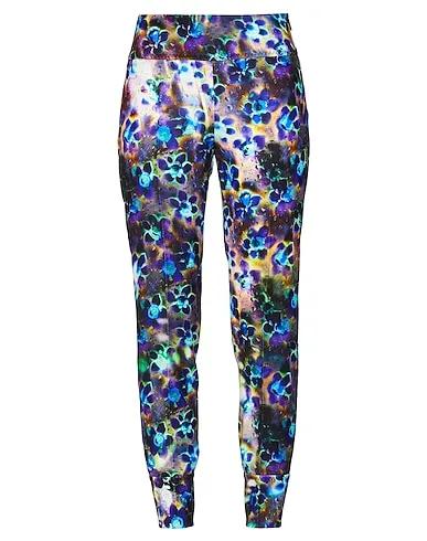 Purple Crêpe Casual pants