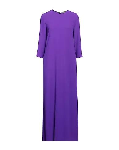Purple Crêpe Elegant dress