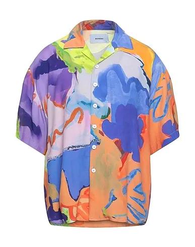 Purple Crêpe Patterned shirt