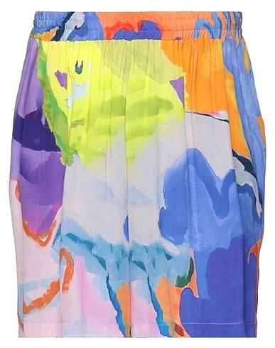 Purple Crêpe Shorts & Bermuda