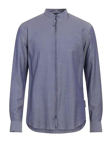 Purple Crêpe Solid color shirt