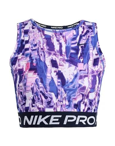 Purple Crop top Nike Pro Dri-FIT Women's Printed Tank
