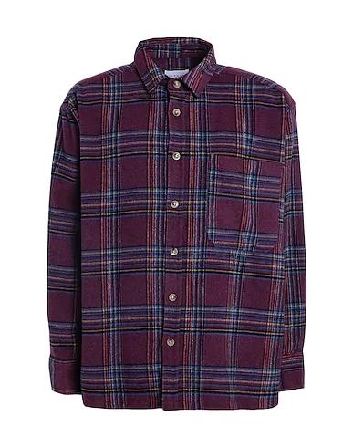 Purple Flannel Checked shirt