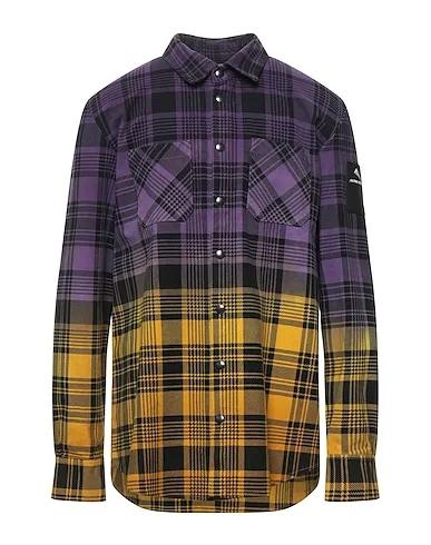 Purple Flannel Patterned shirt