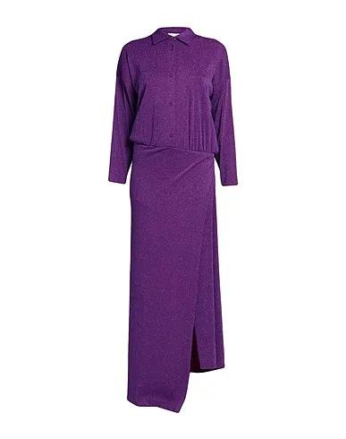 Purple Jersey Long dress