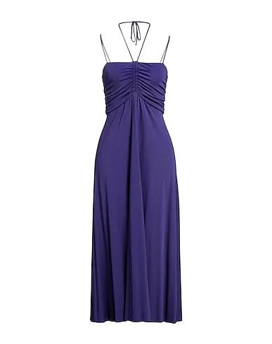 Purple Jersey Midi dress