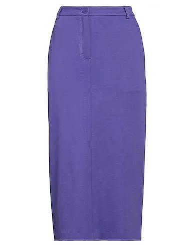 Purple Jersey Midi skirt