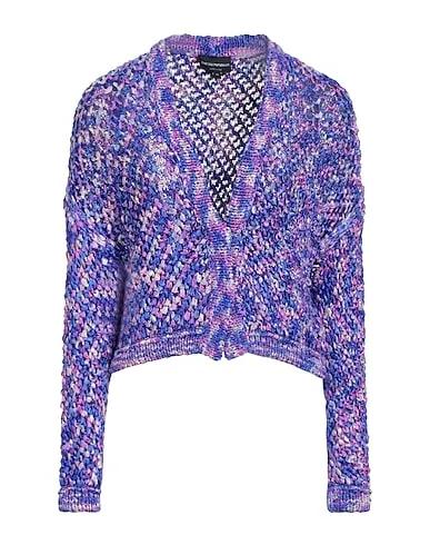 Purple Knitted Cardigan