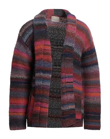 Purple Knitted Cardigan