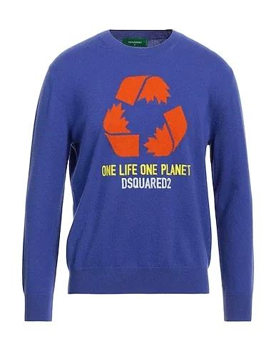 Purple Knitted Cashmere blend