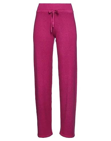 Purple Knitted Casual pants