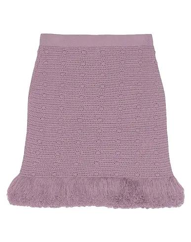 Purple Knitted Mini skirt