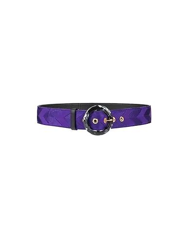 Purple Knitted Regular belt