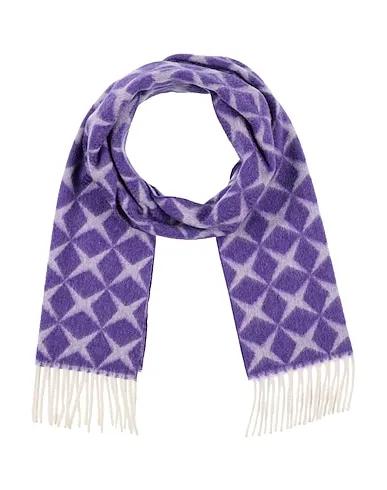 Purple Knitted Scarves and foulards