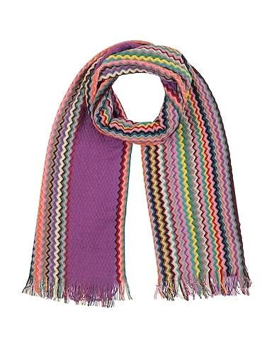 Purple Knitted Scarves and foulards