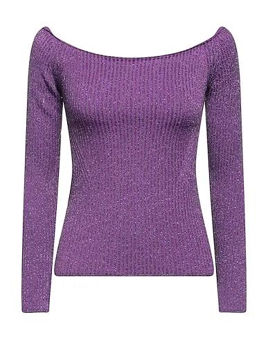 Purple Knitted Sweater