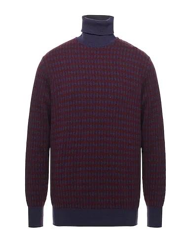 Purple Knitted Turtleneck