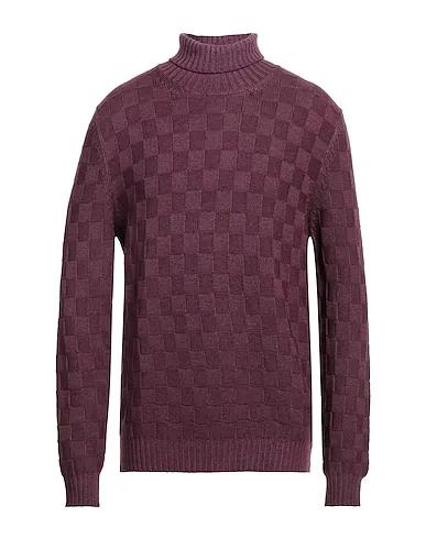 Purple Knitted Turtleneck