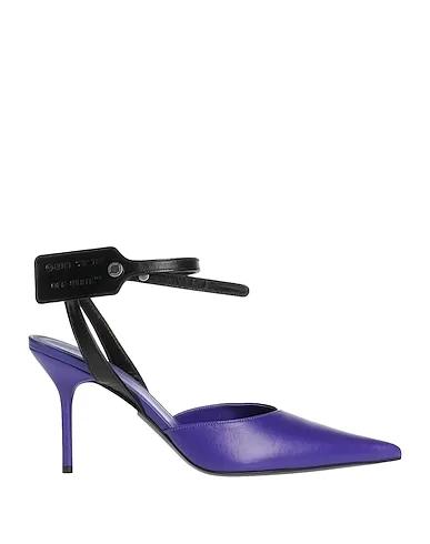 Purple Leather Pump