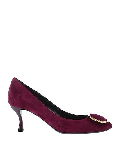 Purple Leather Pump