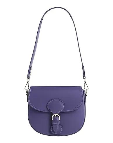 Purple Leather Shoulder bag