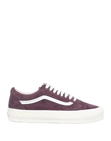 Purple Leather Sneakers