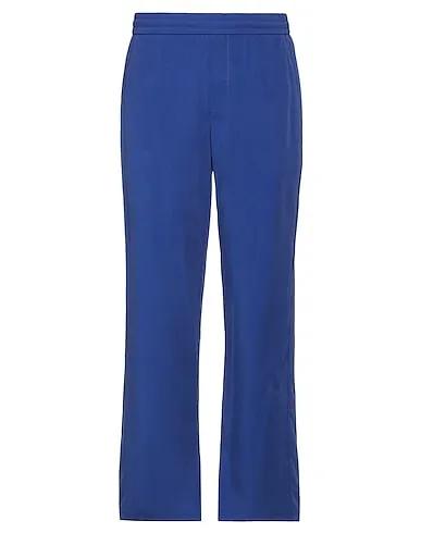 Purple Plain weave Casual pants