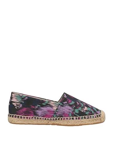 Purple Plain weave Espadrilles