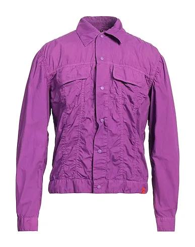 Purple Plain weave Jacket
