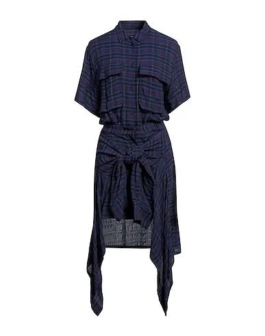 Purple Plain weave Short dress