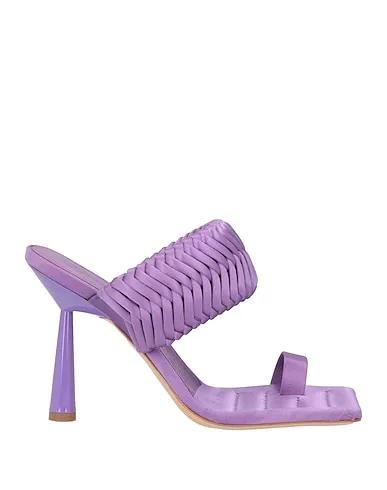 Purple Satin Flip flops