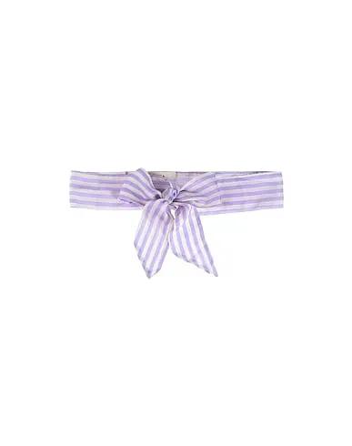 Purple Satin High-waist belt