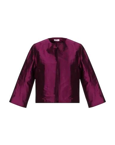 Purple Silk shantung Blazer