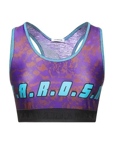 Purple Synthetic fabric Top