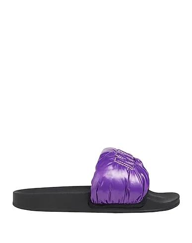 Purple Techno fabric Sandals