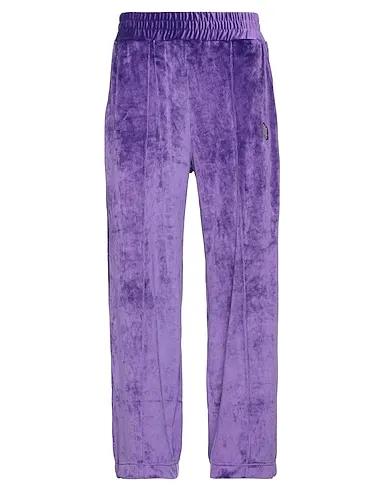 Purple Velvet Casual pants